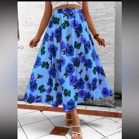 🪻 Floral Midi Skirt 🪻 - Picture 8 of 9
